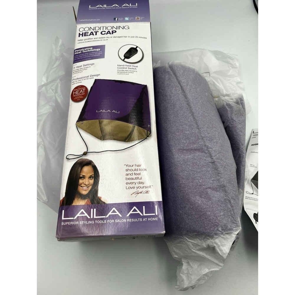 Laila Ali Conditioning Heat Cap Model #LAAC6301 New In Box